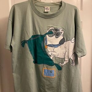 Vintage Disney Store 90s Percy the Pug T-Shirt. Size XL
